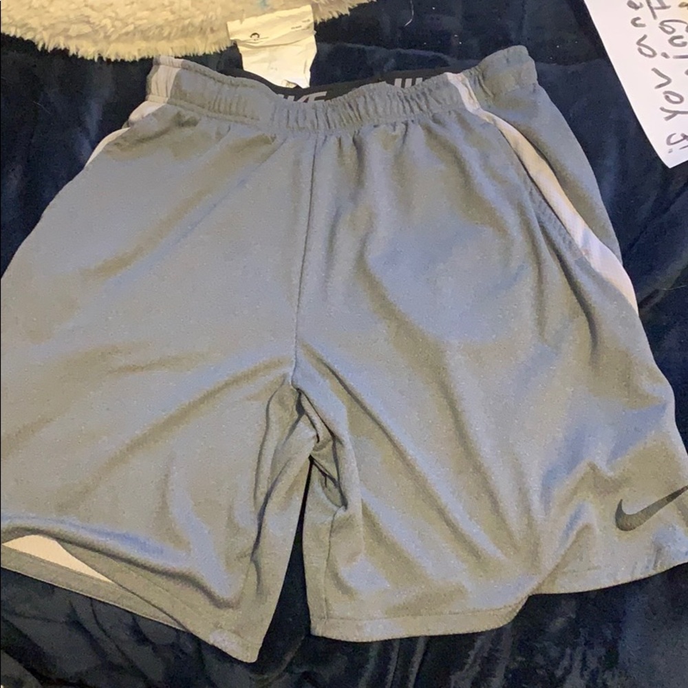 Grey Nike basket ball shorts